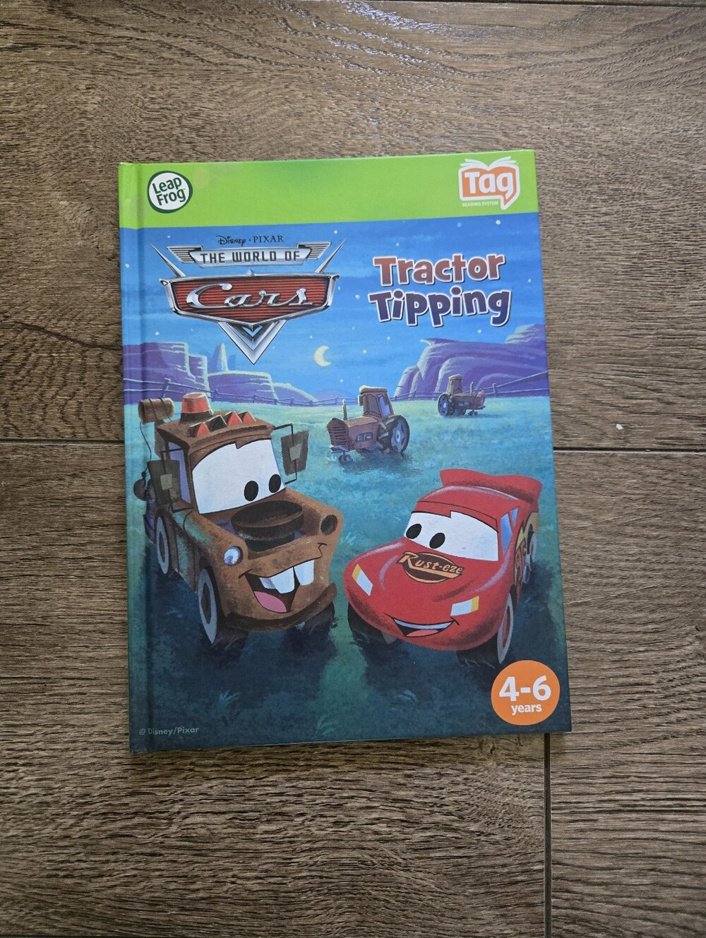 Leap Frog TAG Tractor Tipping Disney PIXAR Cars Book